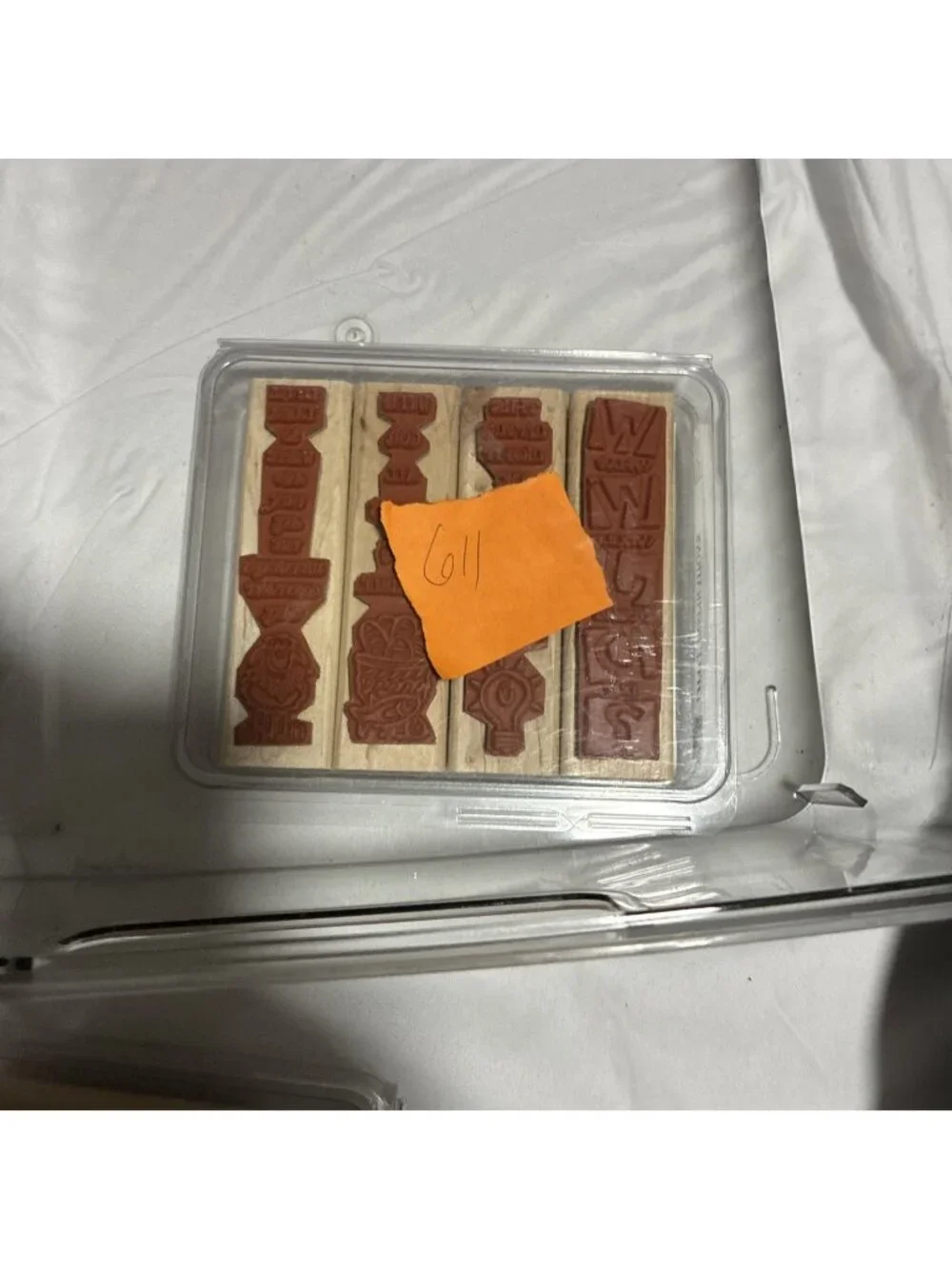 New Factory Sealed “ Stampin’ Up! Little Inspiration Religious Wood Stamp Set- 4